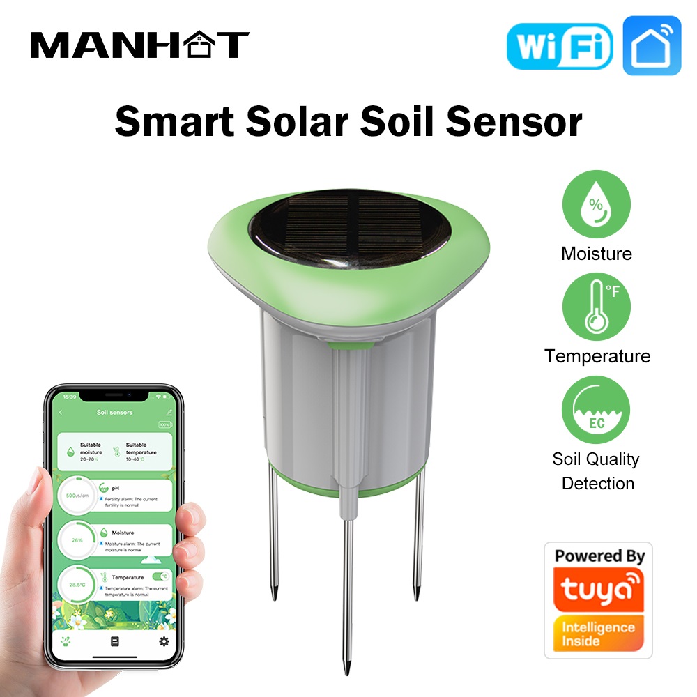 Smart Garden Solar - Sensor de Suelo Solar Inteligente WiFi