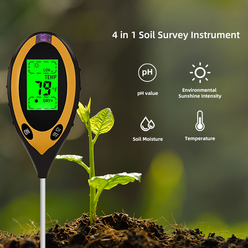 Soil Test Digital - Medidor de pH del Suelo, Probador