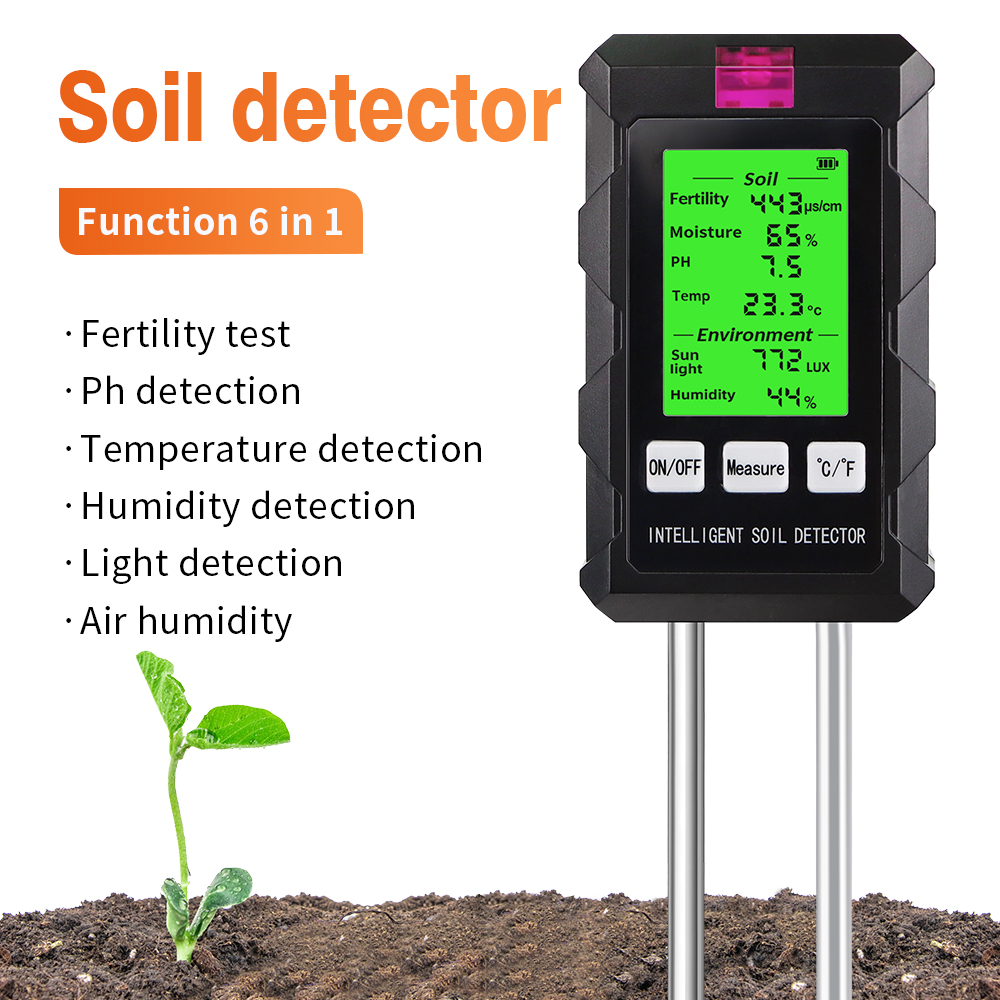 Soil Test Digital - Probador de suelo Digital 6 en