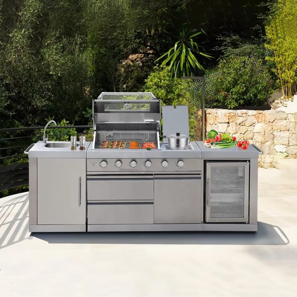 Garden Weather Station - Cocina Exterior con Cubierta, Conjunto de