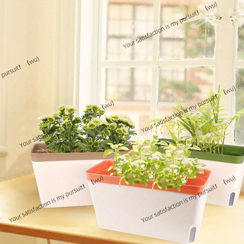 Indoor Herb Garden Kit - Kit de Jardinera Autorregante para Ventana: