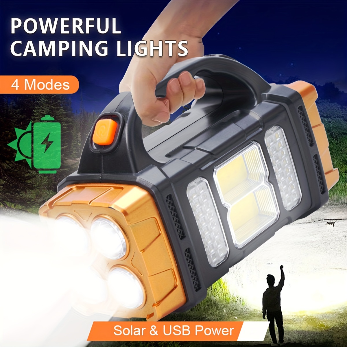 Smart Garden Solar - Nueva Linterna LED Solar Recargable de