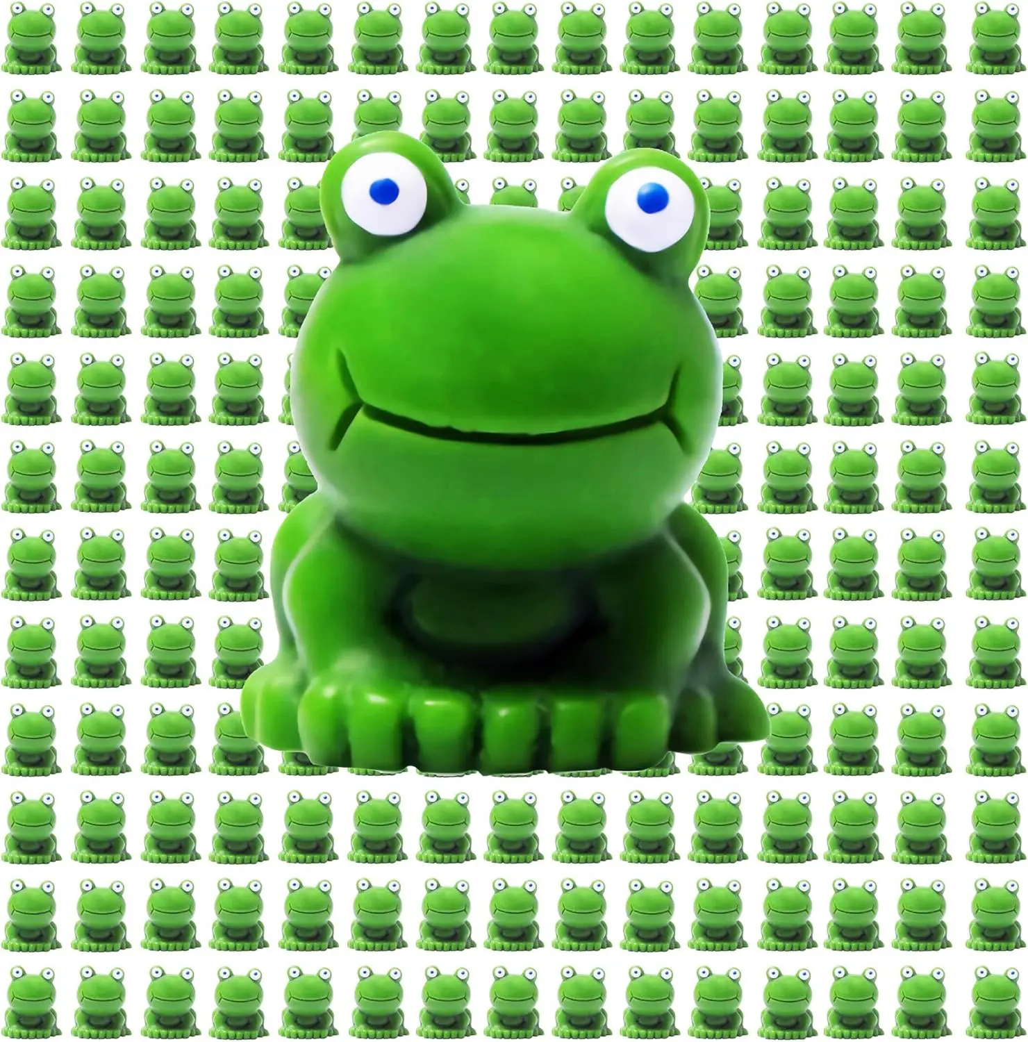 Smart Garden Mini - Mini ranas de resina verdes, figuritas