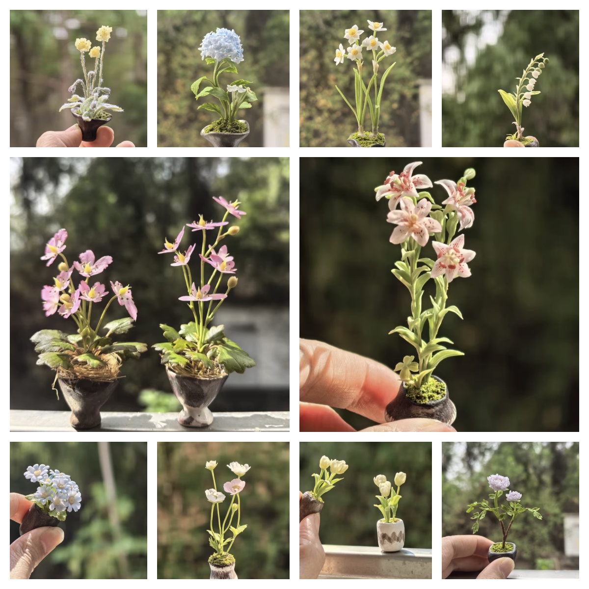 Smart Garden Mini - Juego de flores en miniatura hechas