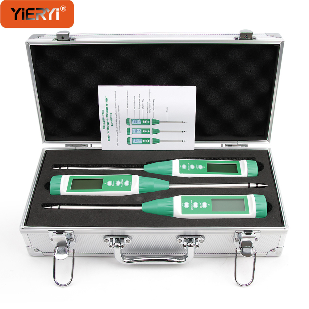 Soil Test Digital - Yieryi-Kit de prueba de suelo, medidor