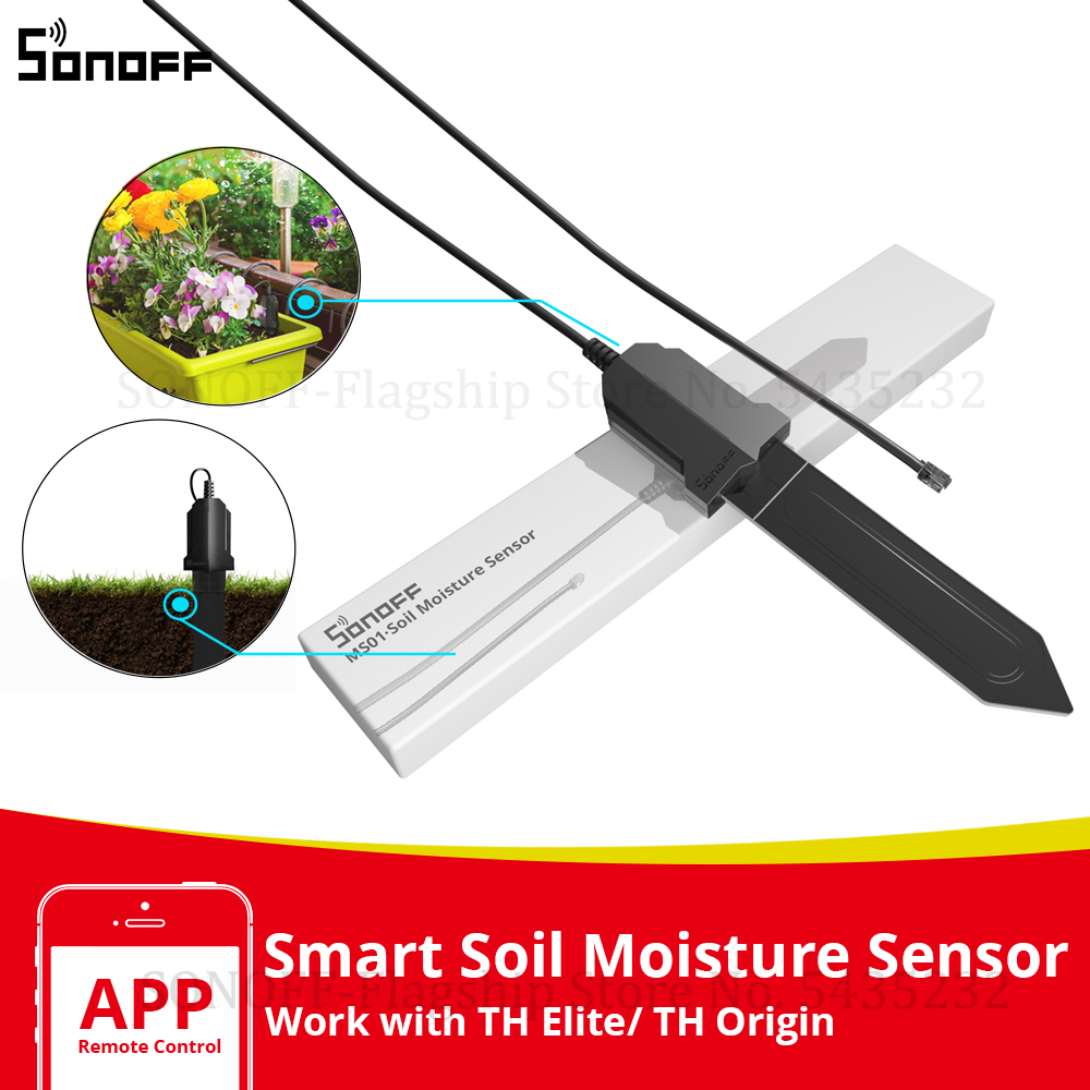 Smart Garden Test - SONOFF-Sensor inteligente de humedad del suelo