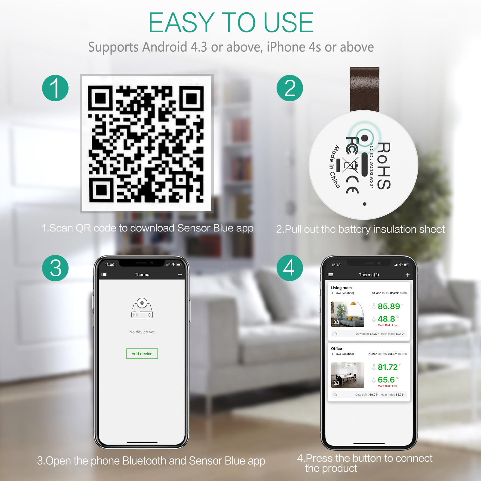 Termómetro Inalámbrico ORIA, H - Garden Weather Station reseña y precio