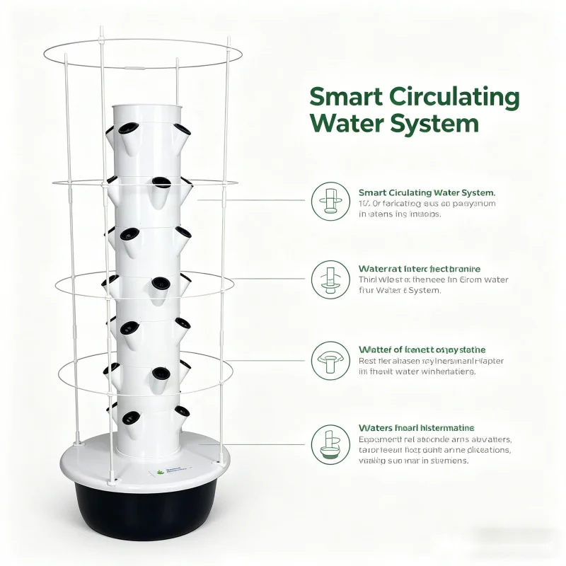 Torre Hidropónica Vertical Spa - Smart Garden Vertical Planter reseña y precio