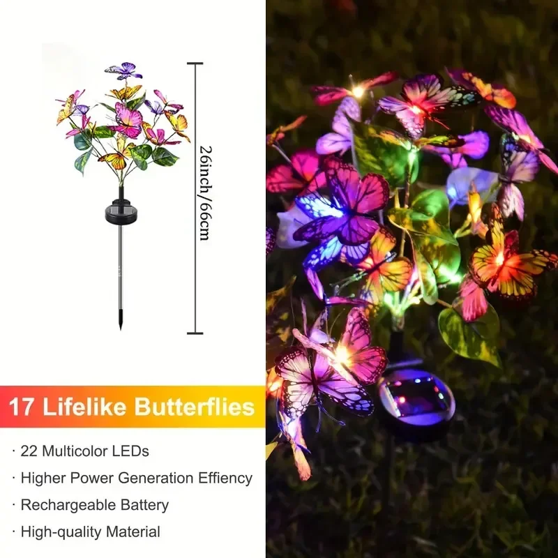 Luces LED solares de mariposa  - Smart Garden Solar reseña y precio