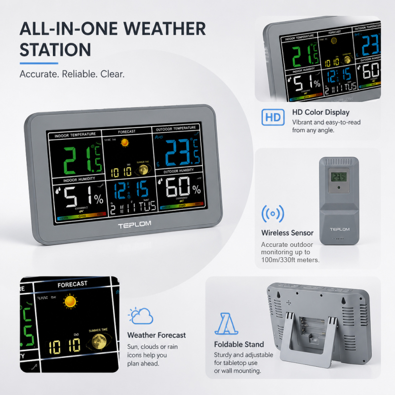 Estación Meteorológica Digital - Garden Weather Station reseña y precio