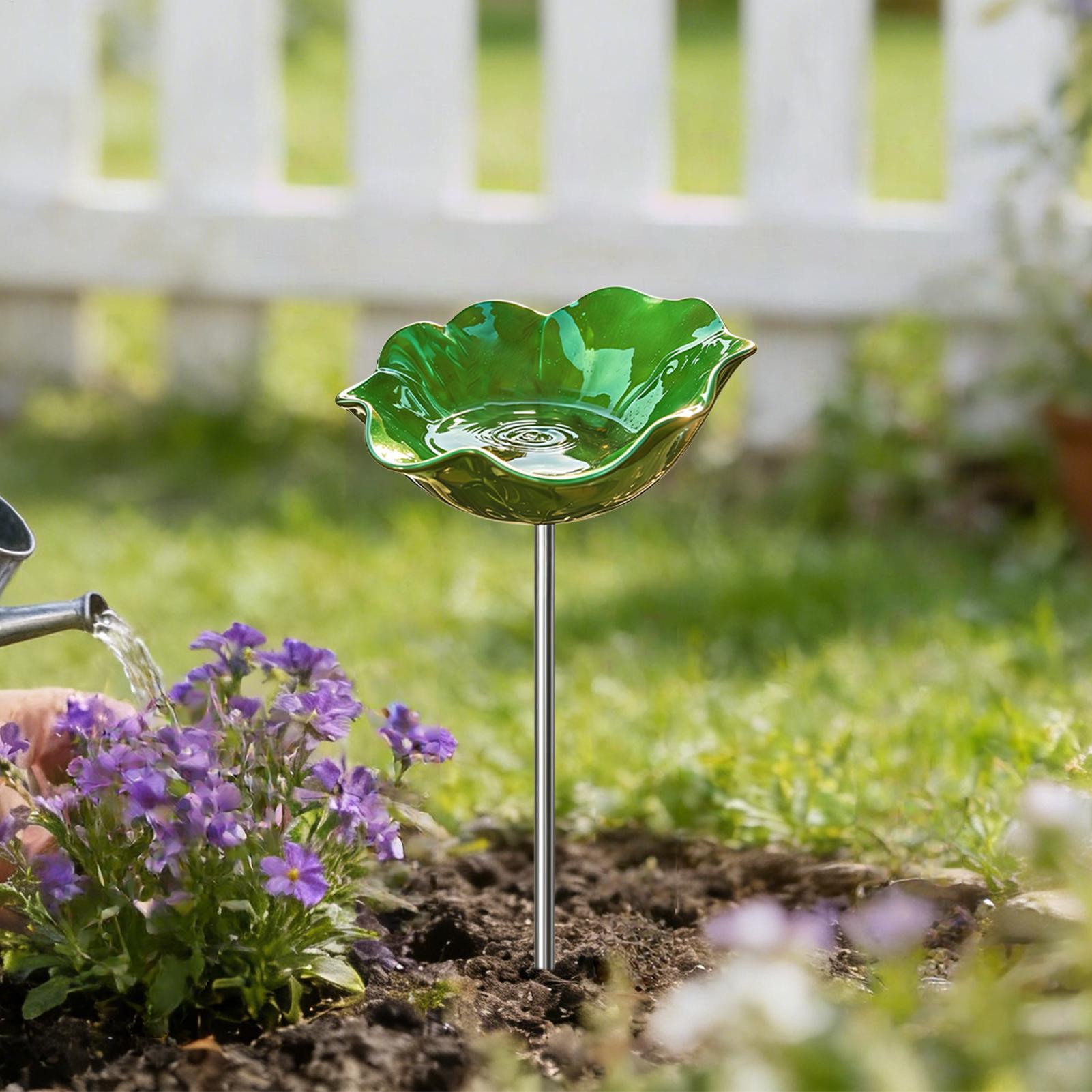 Baño para abejas de metal, taz - Garden Weather Station reseña y precio