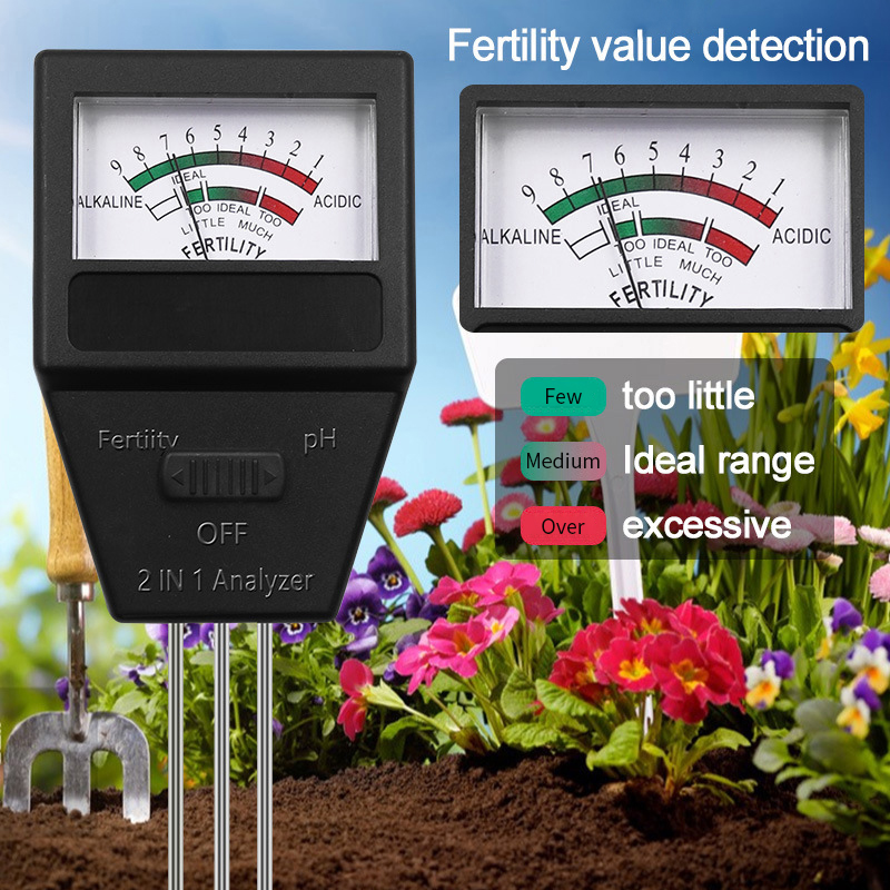Medidor de fertilidad de PH de - Soil Test Digital reseña y precio