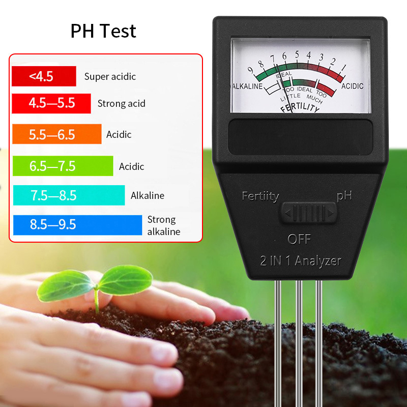 Medidor de fertilidad de PH de - Soil Test Digital reseña y precio