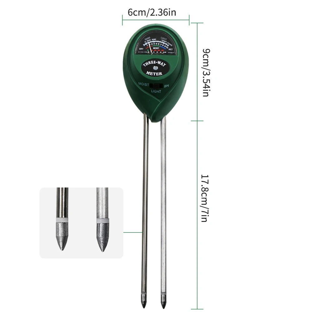 Medidor de pH 3 en 1 para Suel - Soil Test Digital reseña y precio