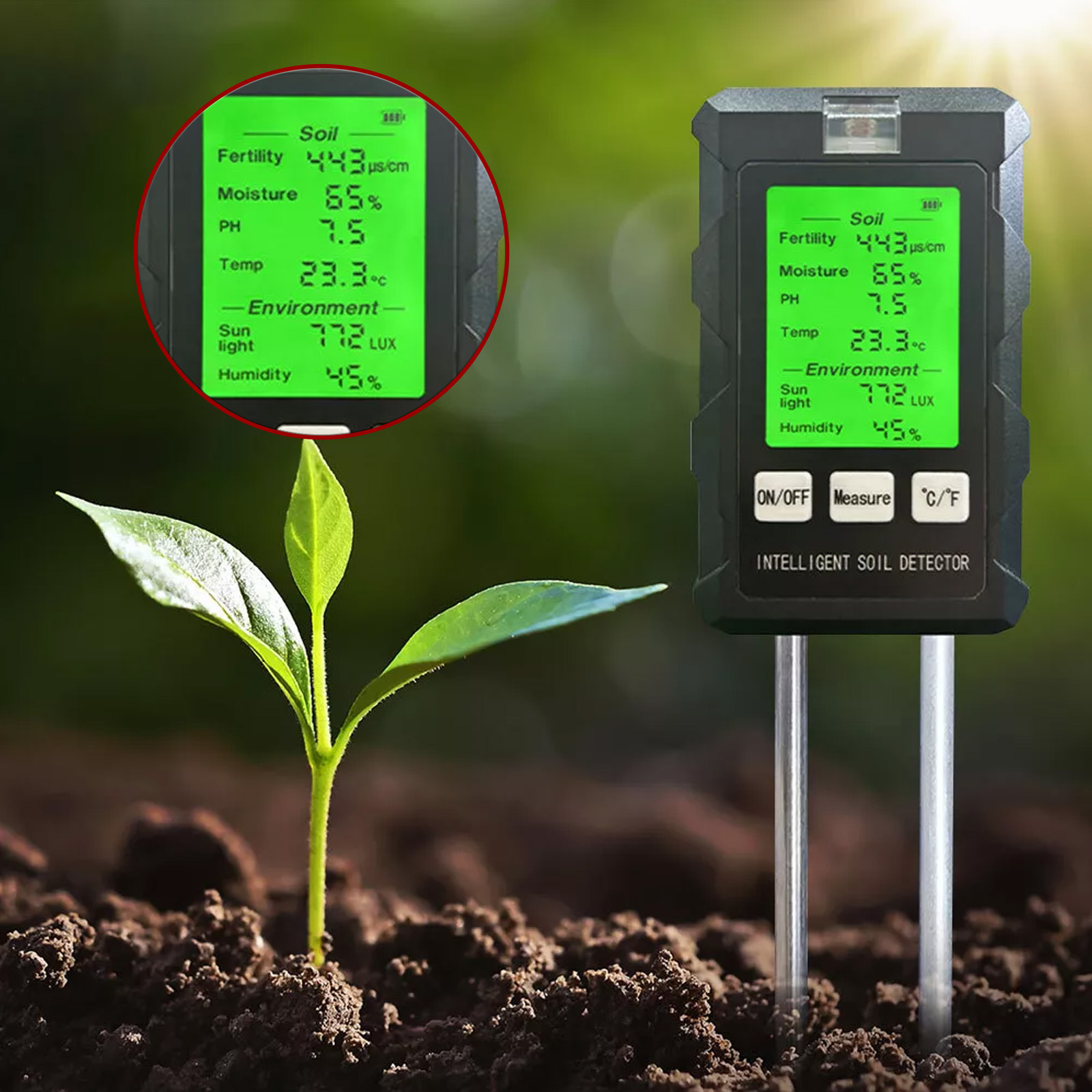 【Nuevo 2026】Medidor de pH del  - Soil Test Digital reseña y precio