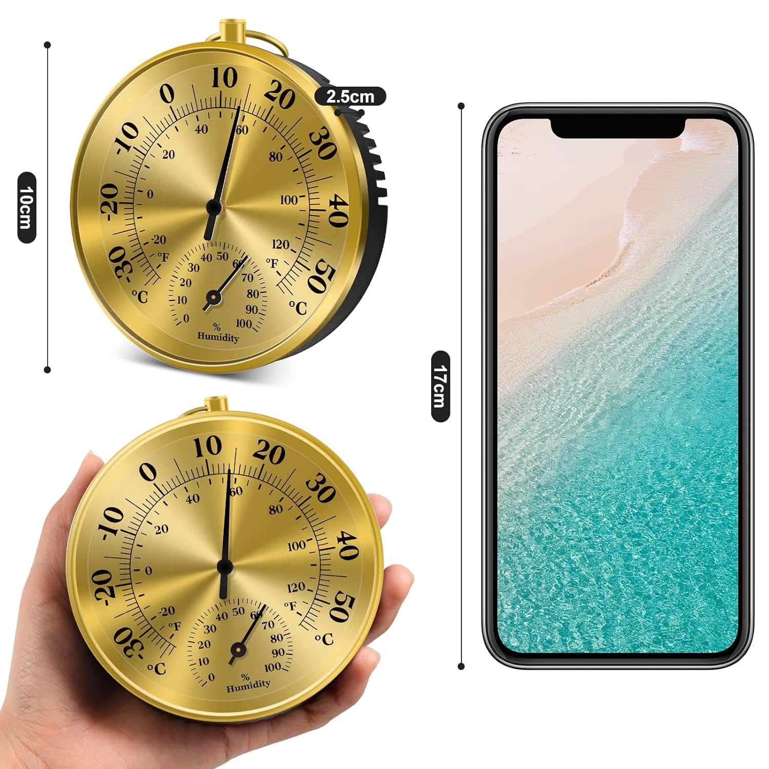Termómetro de pared higrómetro - Garden Weather Station reseña y precio
