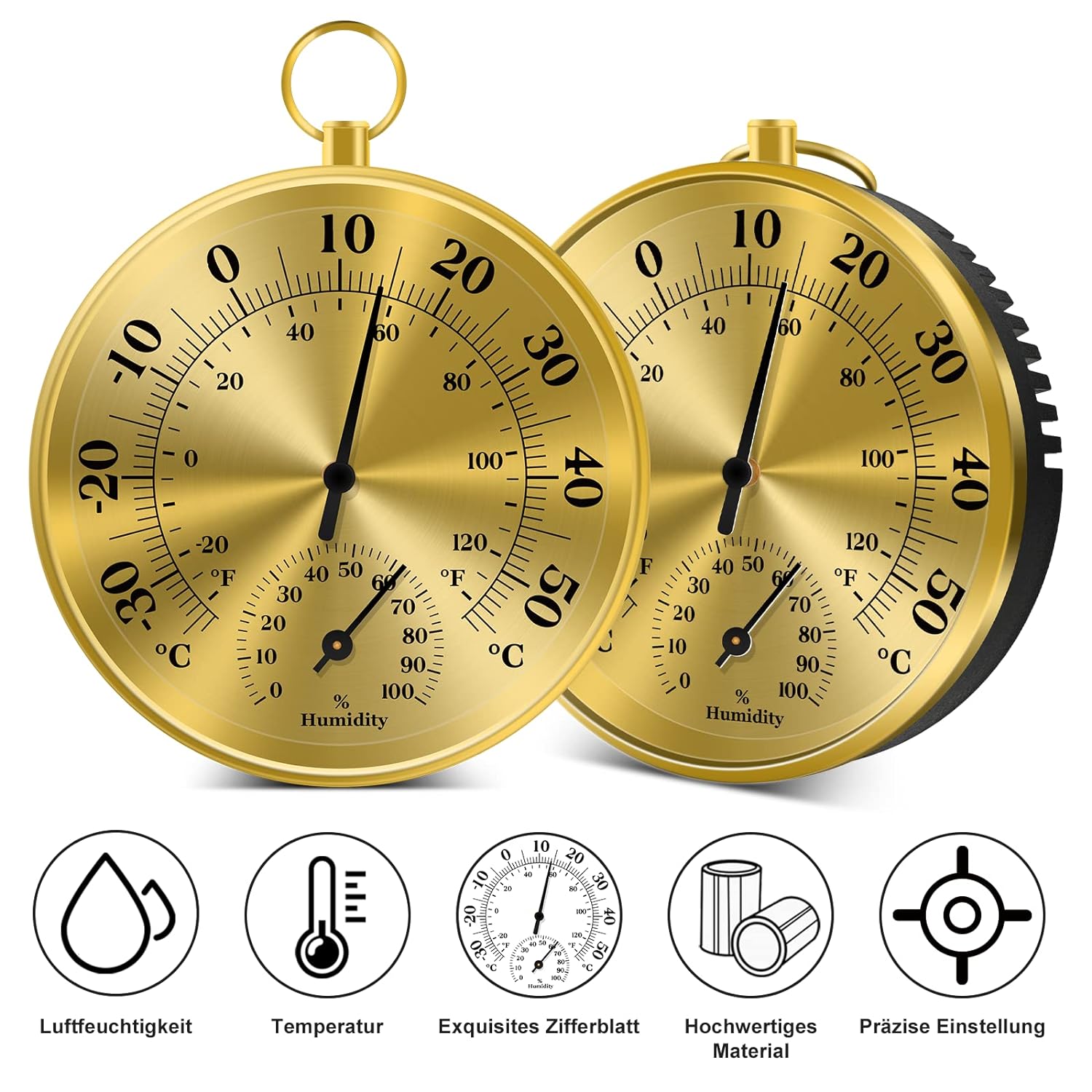 Termómetro de pared higrómetro - Garden Weather Station reseña y precio