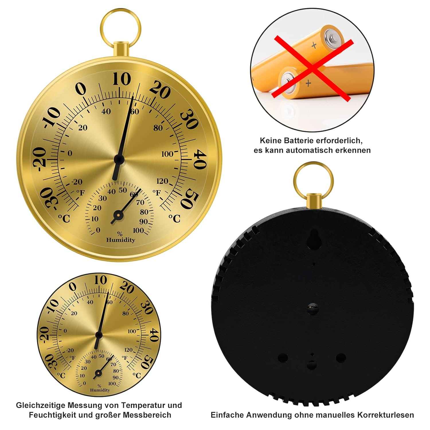 Termómetro de pared higrómetro - Garden Weather Station reseña y precio
