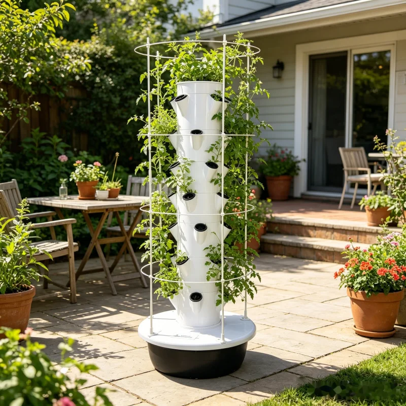 Torre Hidropónica de 9 Niveles - Smart Garden Vertical Planter reseña y precio