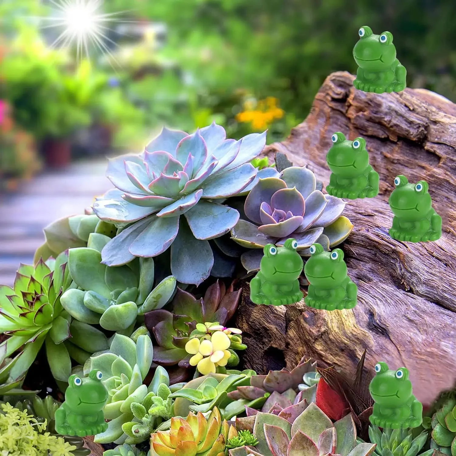 Mini ranas de resina verdes, f - Smart Garden Mini reseña y precio