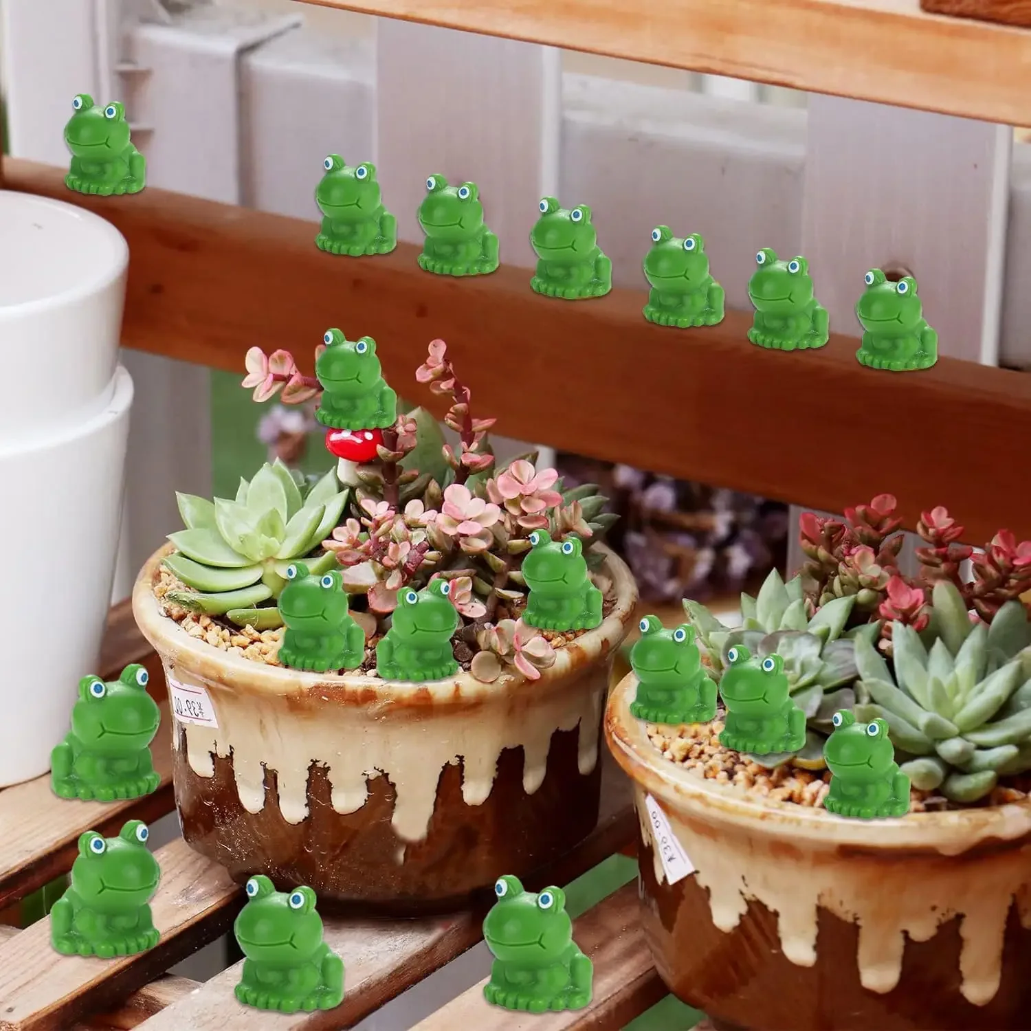 Mini ranas de resina verdes, f - Smart Garden Mini reseña y precio