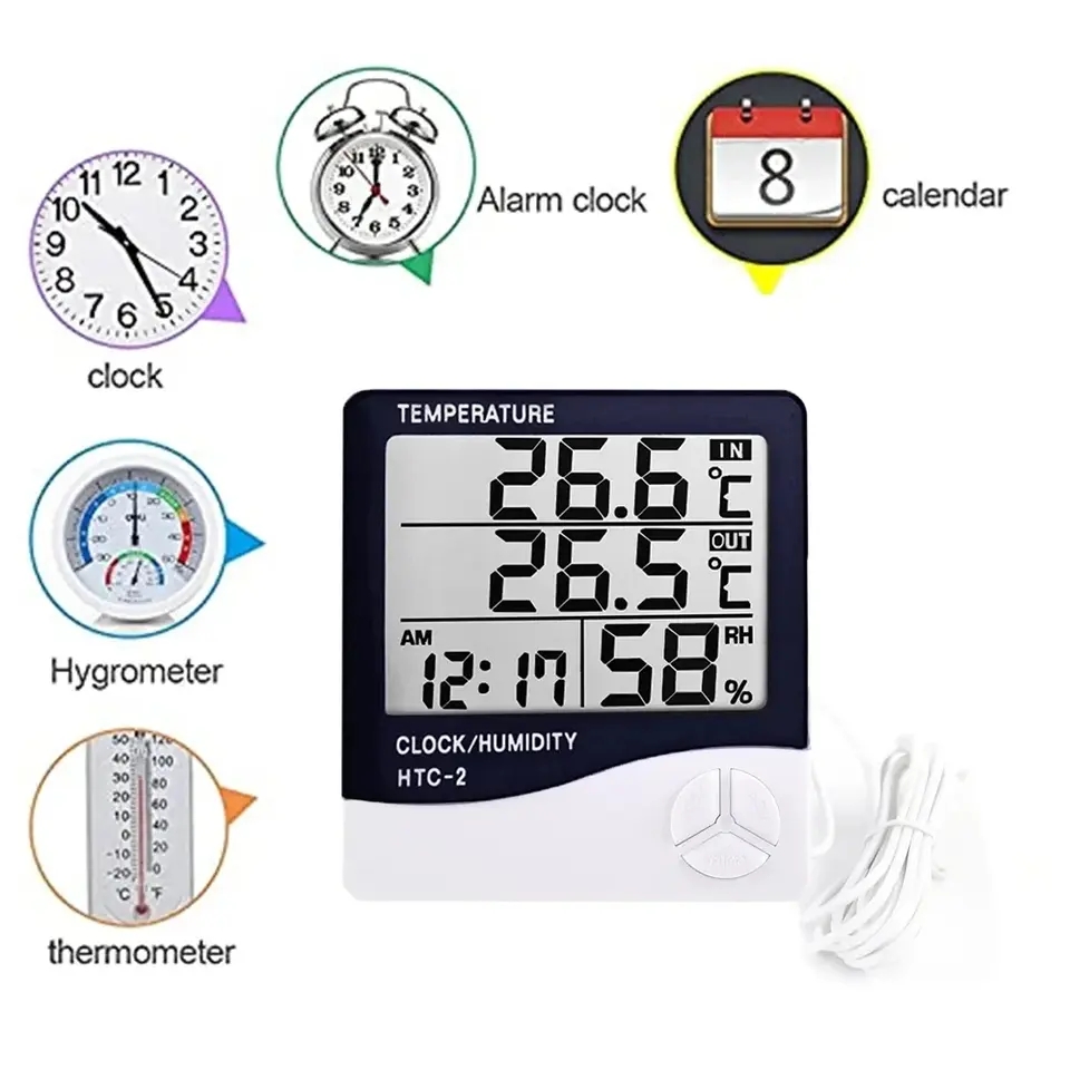 Termómetro e Higrómetro Digita - Garden Weather Station reseña y precio