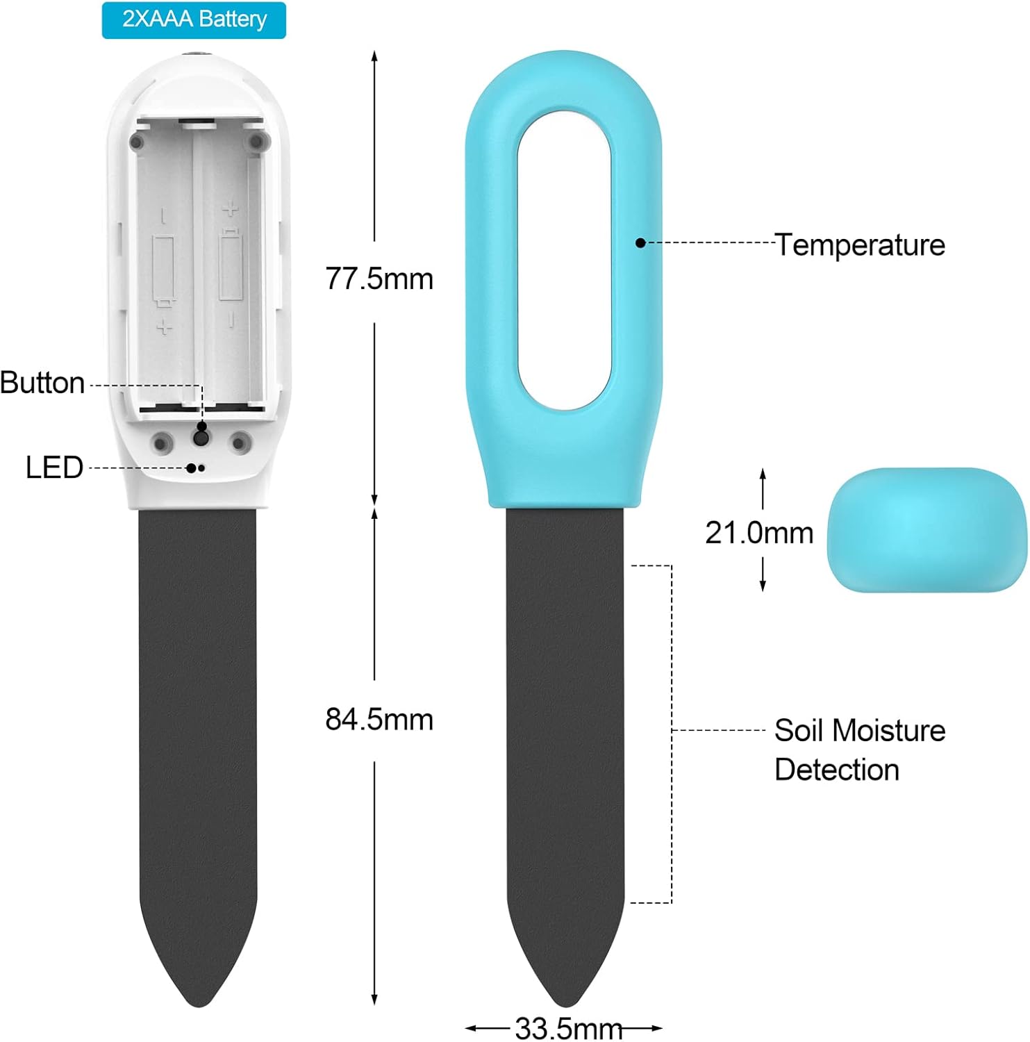 Sensor de Humedad y Temperatur - Soil Test Digital reseña y precio