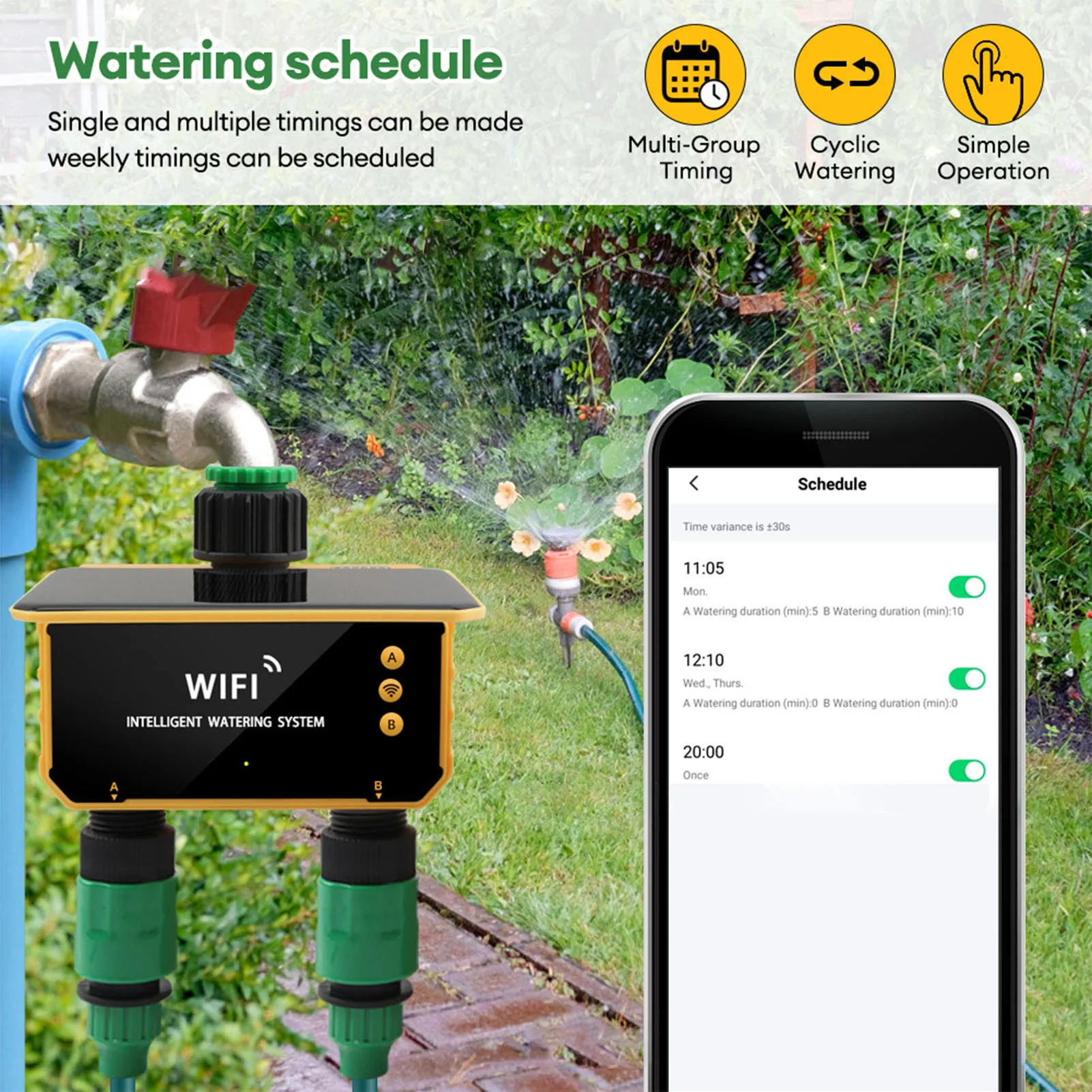 Temporizador de Riego Intelige - Smart Garden Solar reseña y precio