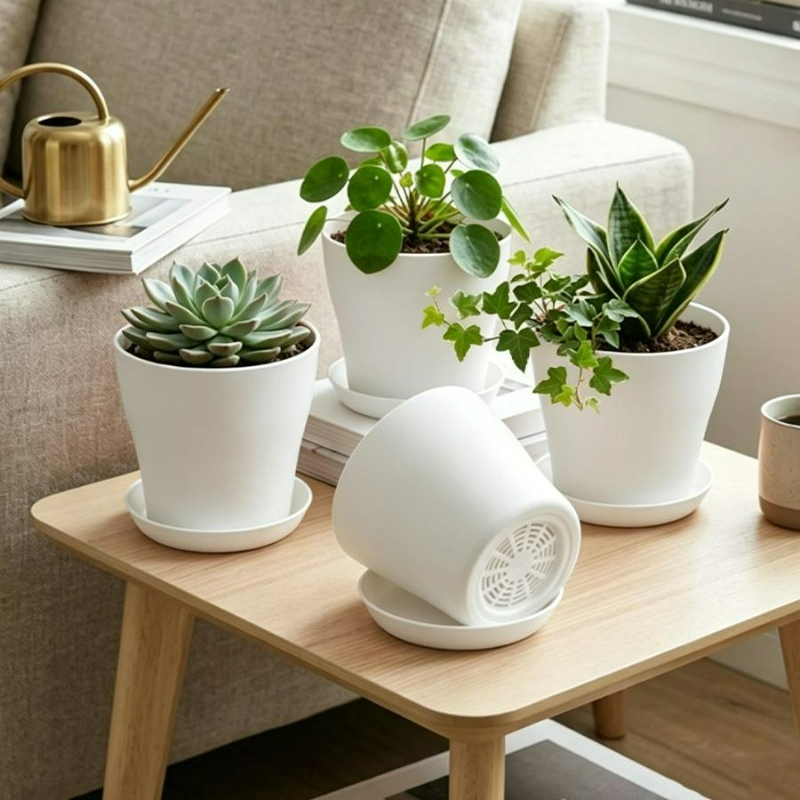 Juego de Macetas con Orificios - Indoor Herb Garden Kit reseña y precio